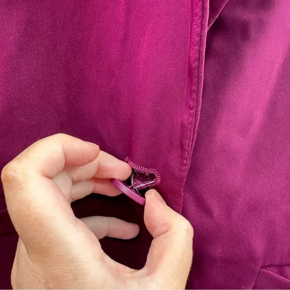 RTR Endless Rose Purple‎ Pink Single Breasted Long Sleeve Blazer Sz L